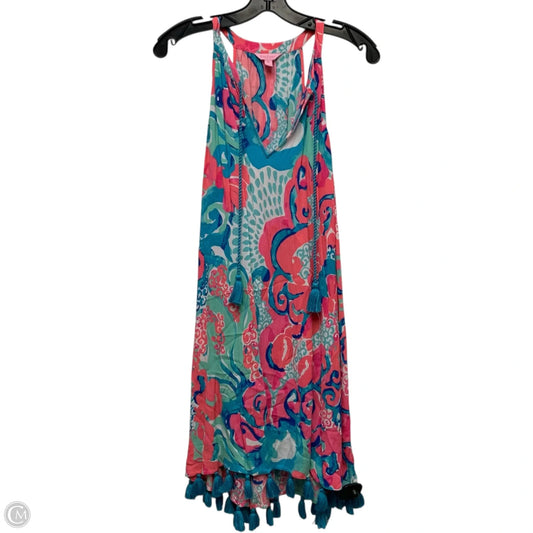 Dress Designer By Lilly Pulitzer In Blue & Pink, Size: Xs
