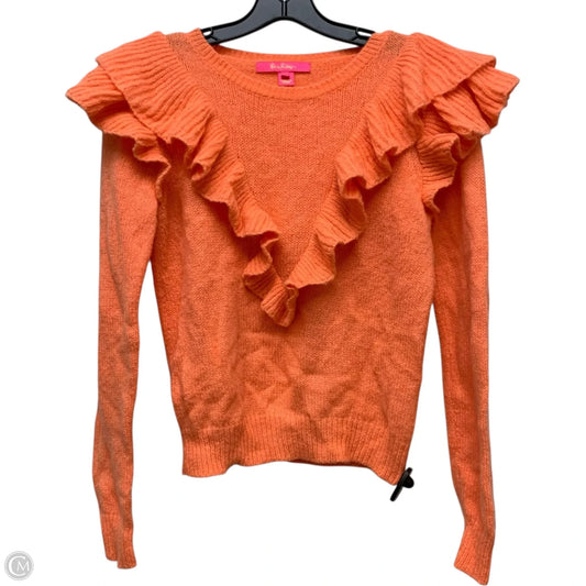 Sweater Designer By Lilly Pulitzer In Orange, Size: Xs
