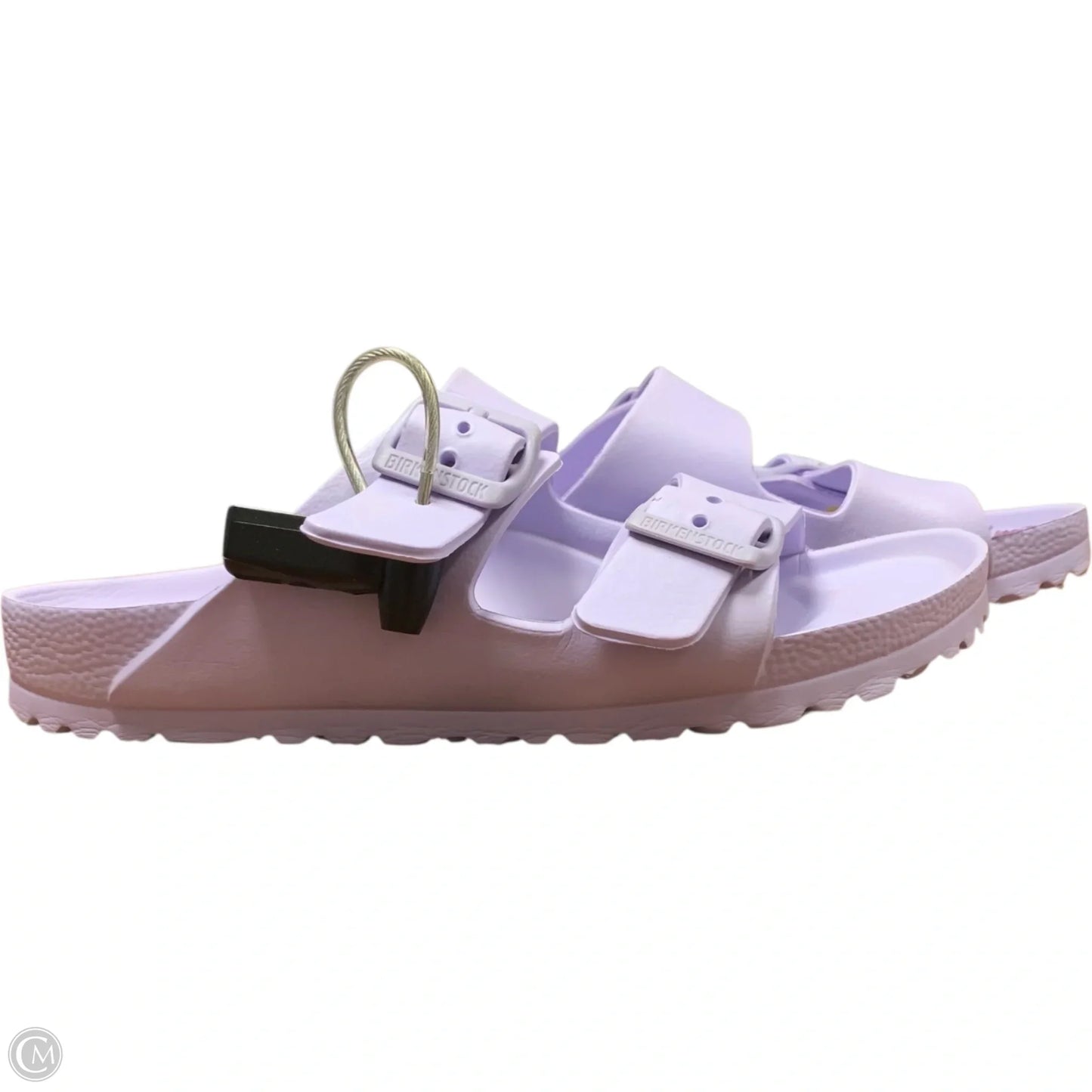 Sandals Flats By Birkenstock In Purple, Size: 5