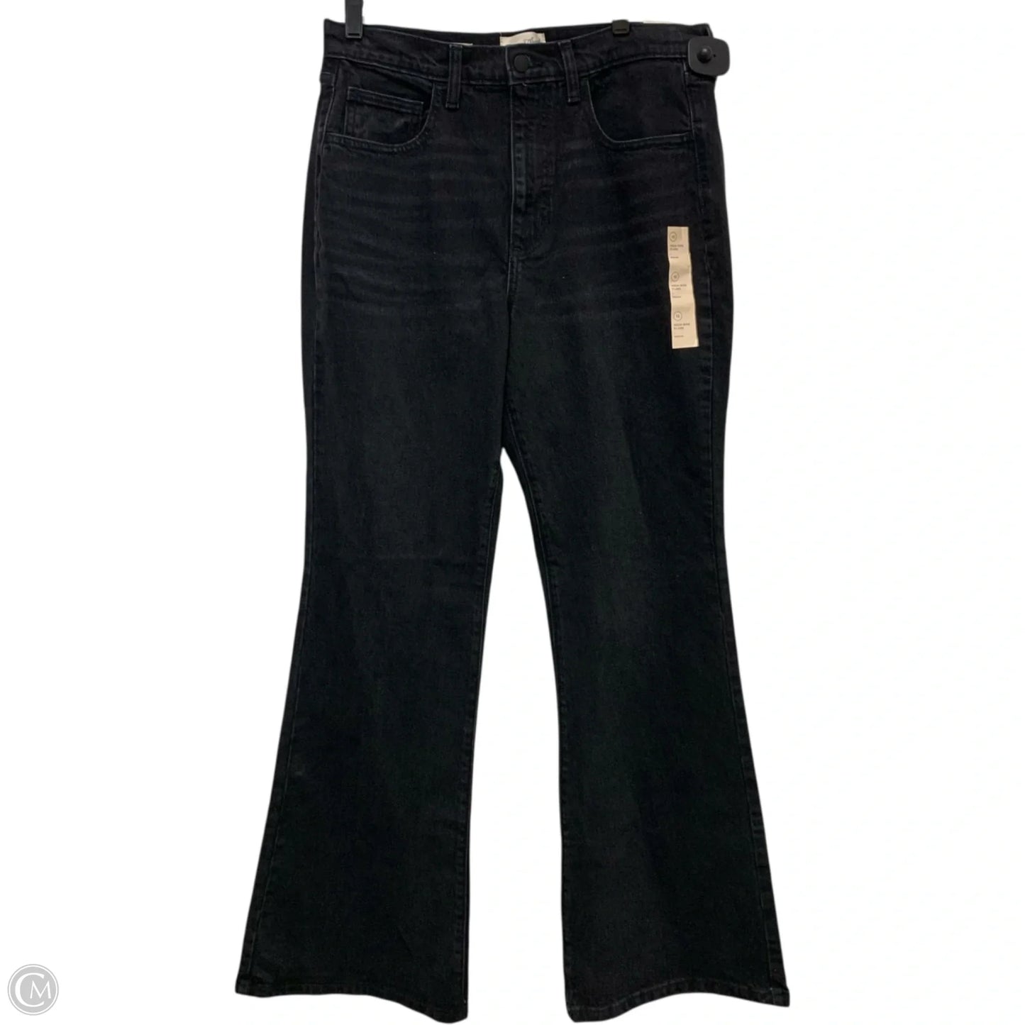 Jeans Flared By Universal Thread In Black Denim, Size: 12