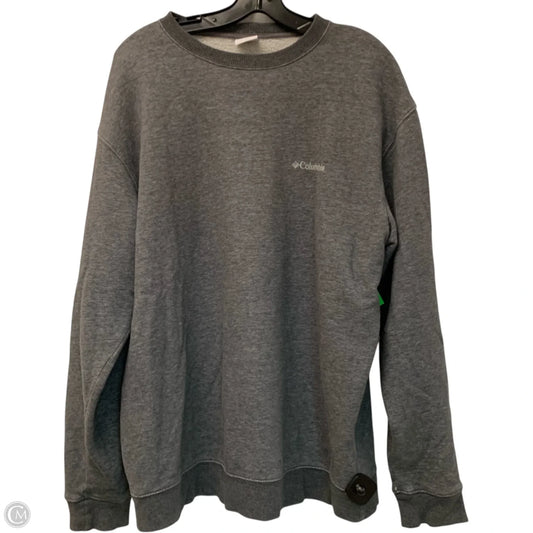 Sweatshirt Crewneck By Columbia In Grey, Size: L