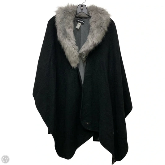 Shawl Designer By Karl Lagerfeld In Black & Grey, Size: Osfm