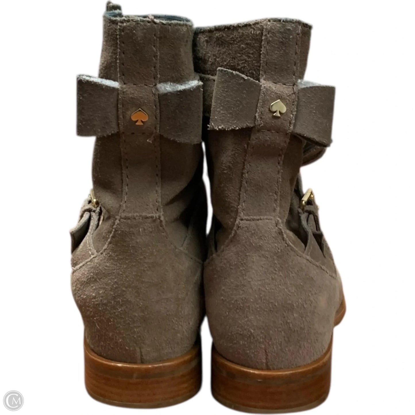 Boots Designer By Kate Spade In Brown, Size: 9