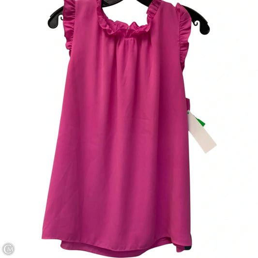 Blouse Designer By Lilly Pulitzer In Pink, Size: L