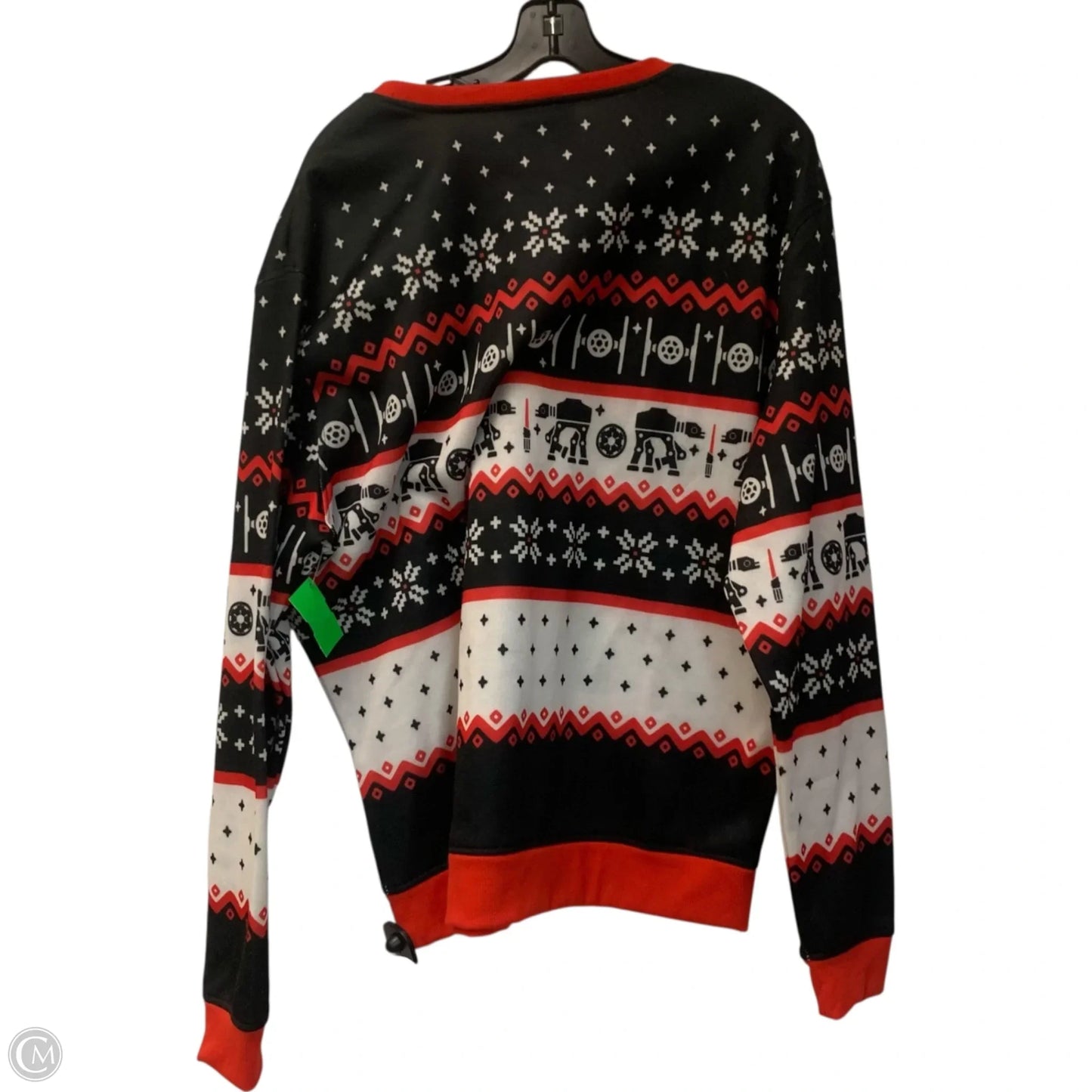 Sweatshirt Crewneck Star Wars Holiday In Black & White, Size: Xl