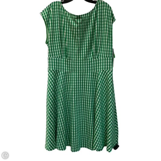 Dress Designer By Kate Spade In Green, Size: Xl