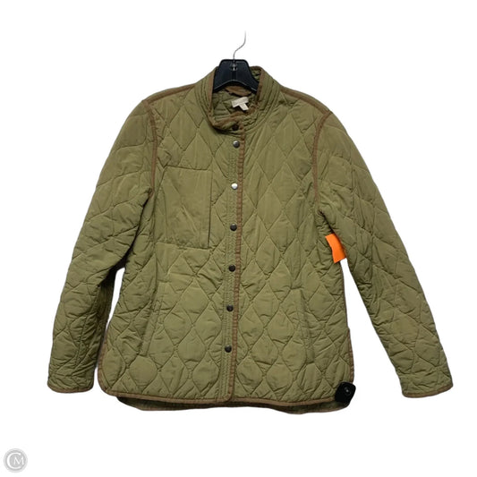 Jacket Puffer & Quilted By Garnet Hill In Green, Size: S