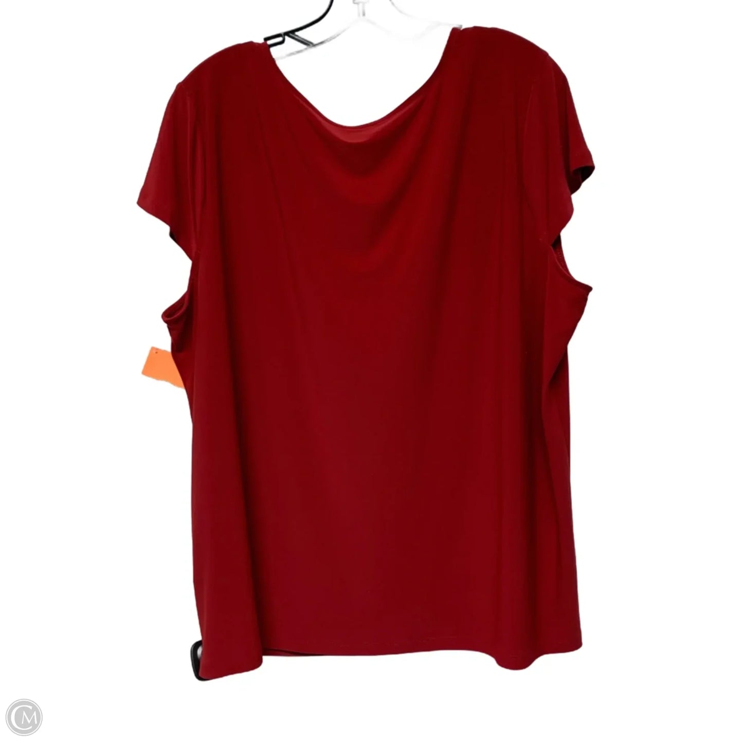 Top Sleeveless By Kasper In Red, Size: 3x
