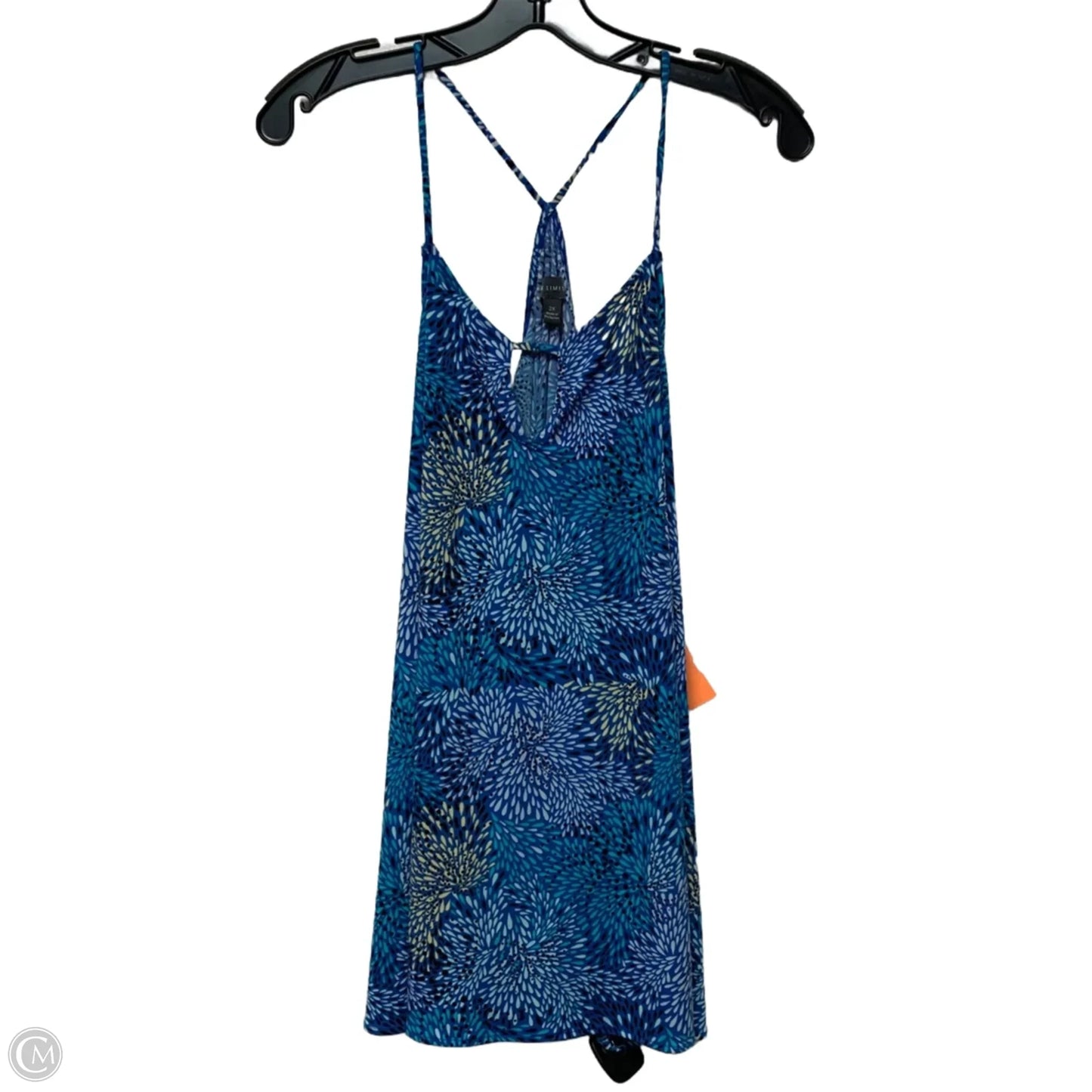 Top Sleeveless By Limited In Blue, Size: 2x