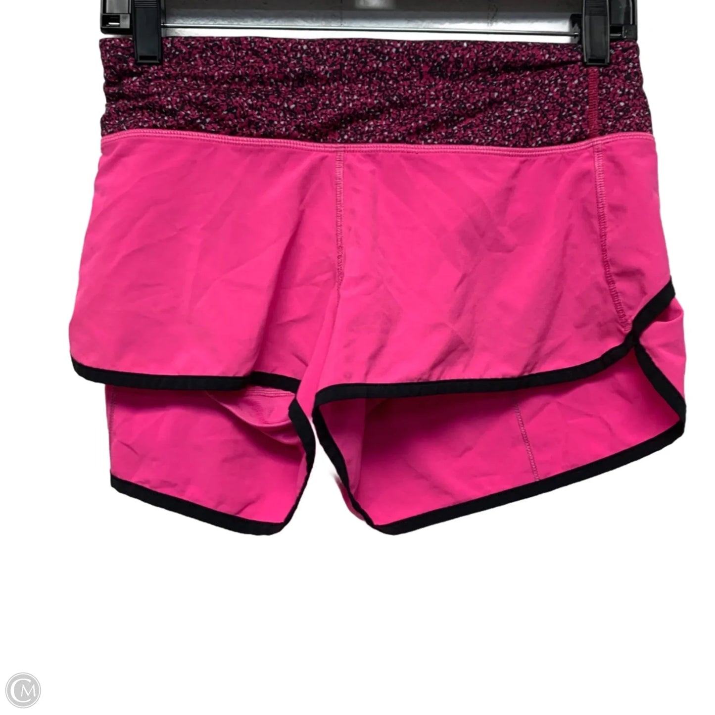 Athletic Shorts By Lululemon In Pink, Size: M