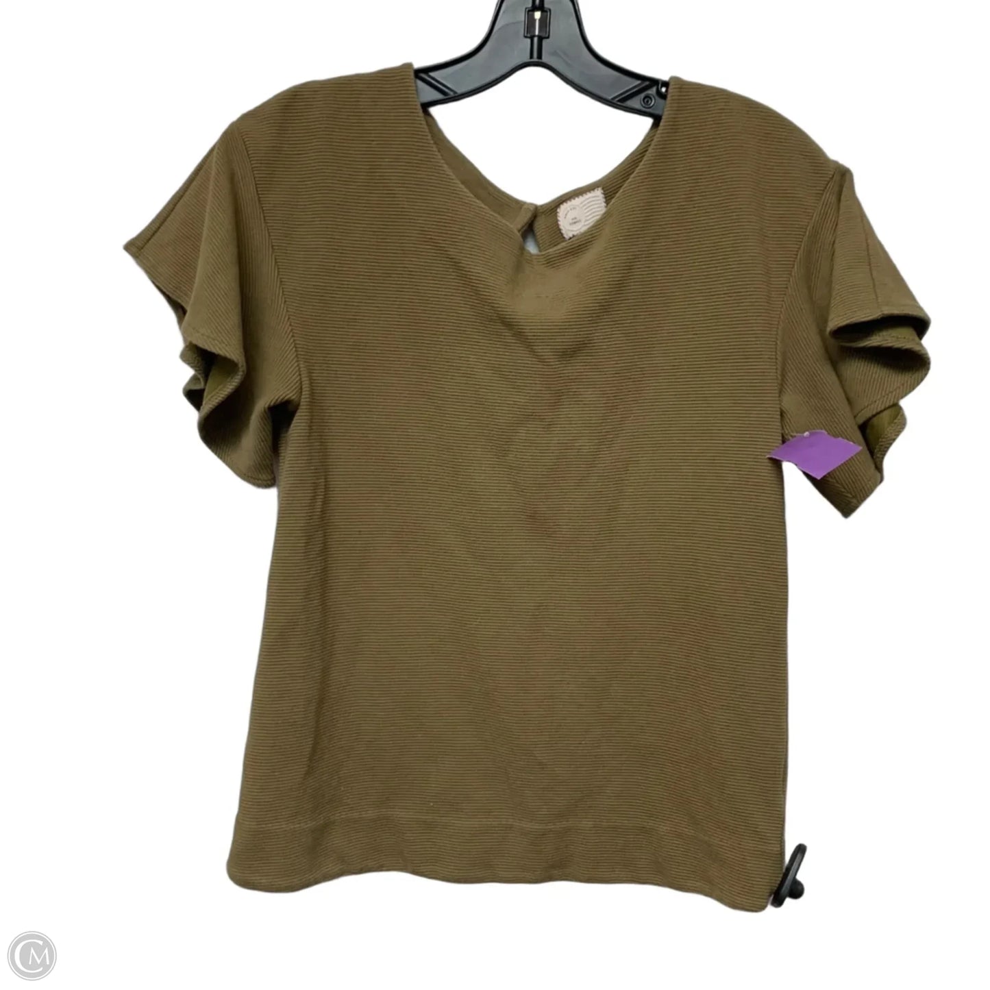 Top Short Sleeve By Postmark In Green, Size: Xs