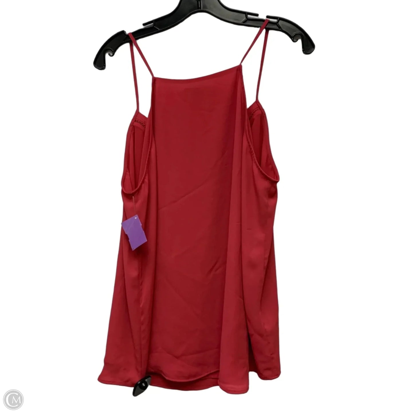 Blouse Sleeveless By Loft In Pink, Size: L