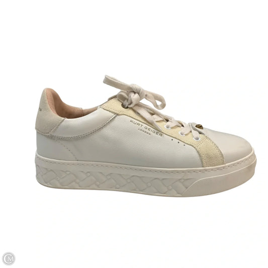 Shoes Designer By Kurt Geiger In Cream, Size: 9.5