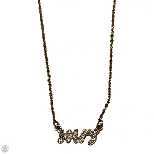 Necklace Designer By Kate Spade