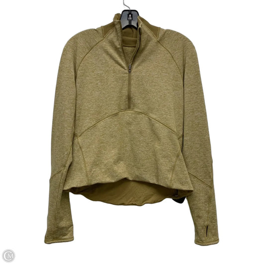 Athletic Sweatshirt Collar By Lululemon In Yellow, Size: M