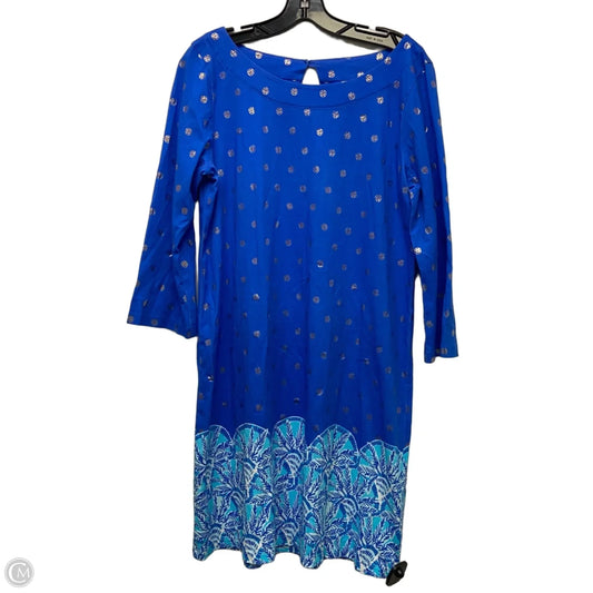Dress Designer By Lilly Pulitzer In Blue, Size: L