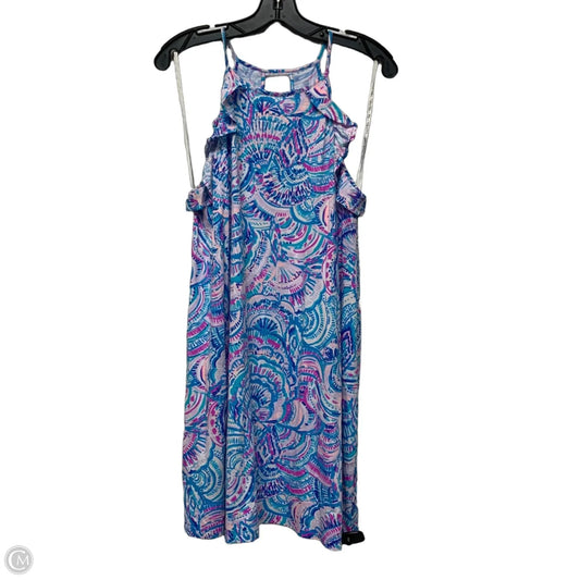 Dress Designer By Lilly Pulitzer In Blue & Purple, Size: L