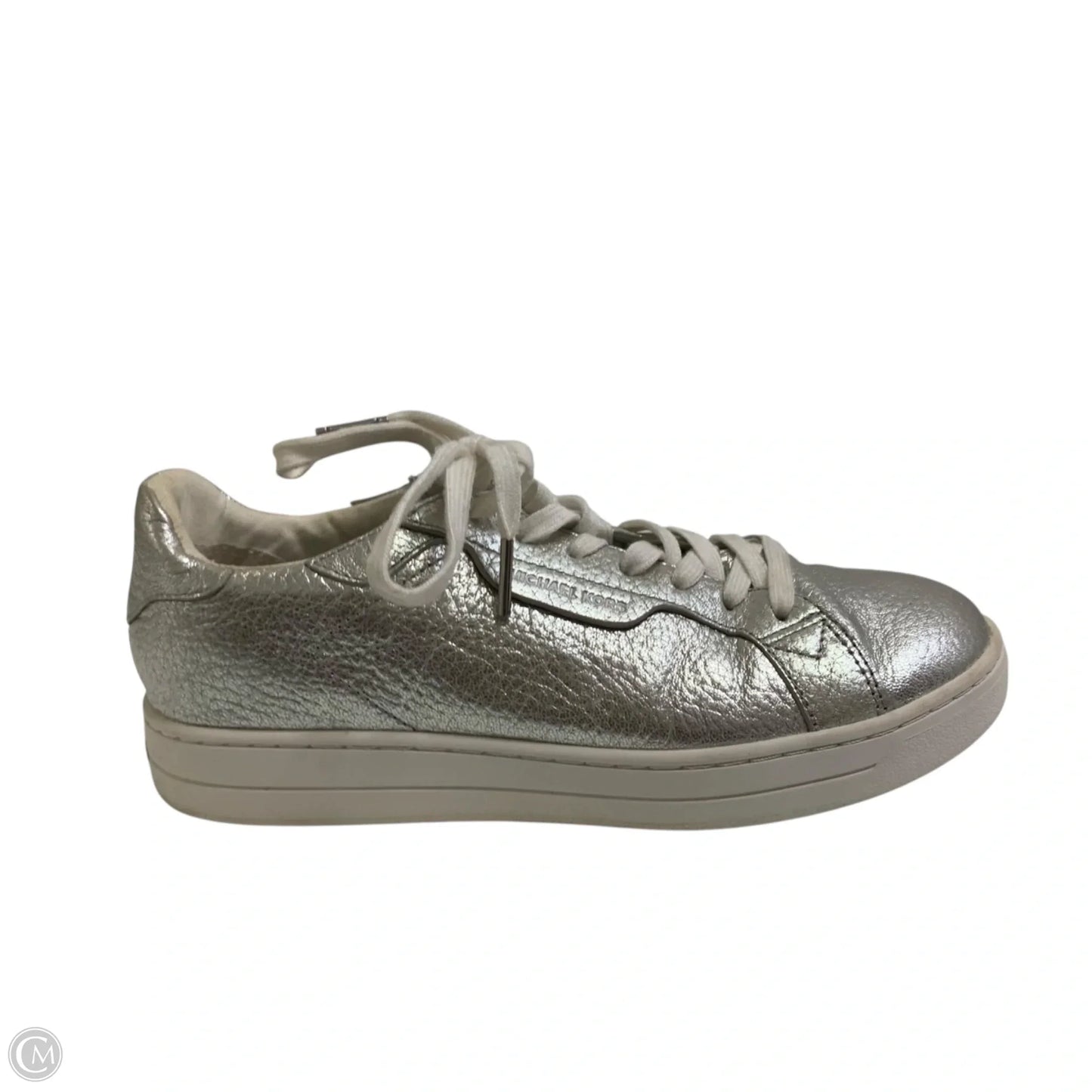 Shoes Sneakers By Michael By Michael Kors In Silver, Size: 6