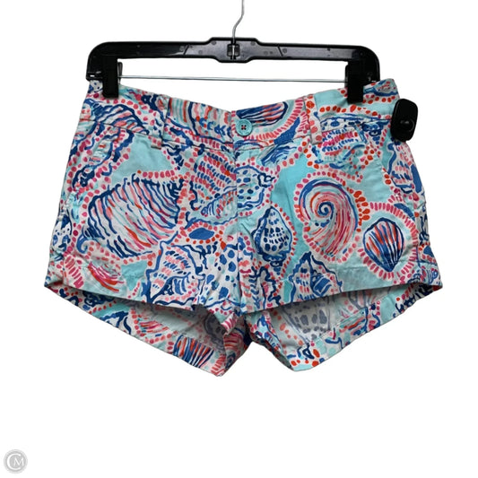 Shorts Designer By Lilly Pulitzer In Blue & Pink, Size: 2