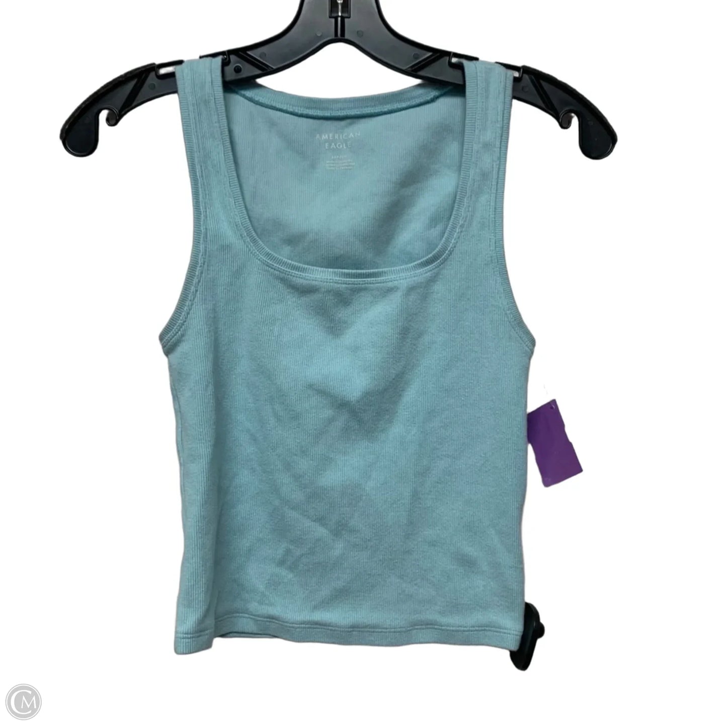 Top Sleeveless By American Eagle In Blue, Size: S