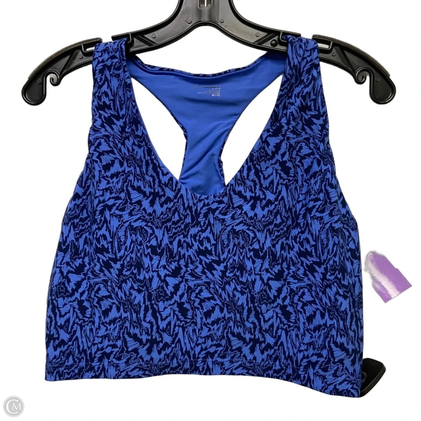 Athletic Tank Top By Offline By Aerie In Black & Blue, Size: Xl