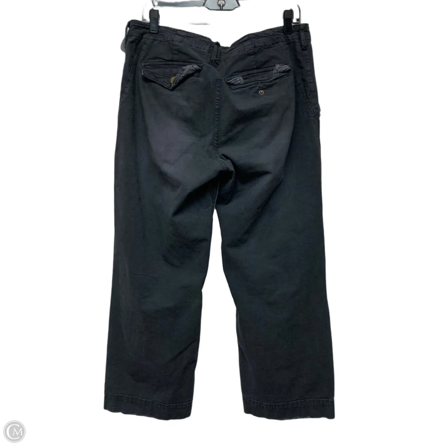 Jeans Straight By Pilcro In Black Denim, Size: 12
