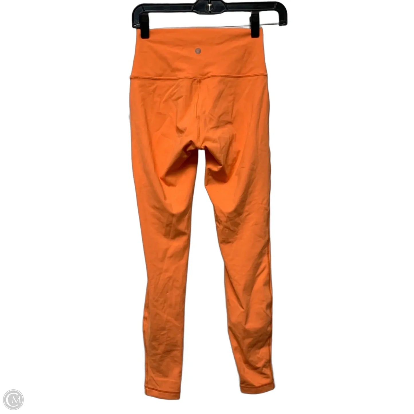 Athletic Leggings By Lululemon In Orange, Size: S