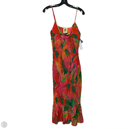 Dress Designer By Farm Rio In Pink, Size: S