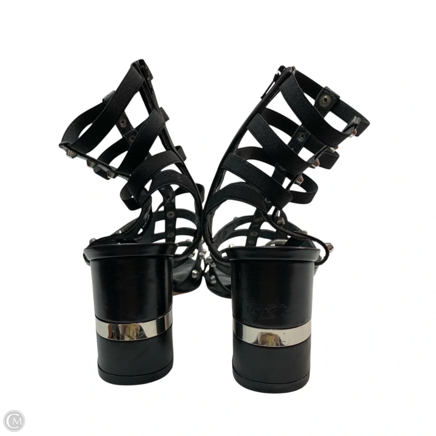 Sandals Designer By Stuart Weitzman In Black, Size: 7.5
