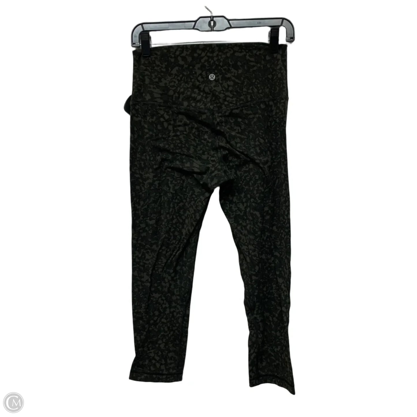 Athletic Leggings Capris By Lululemon In Green, Size: M