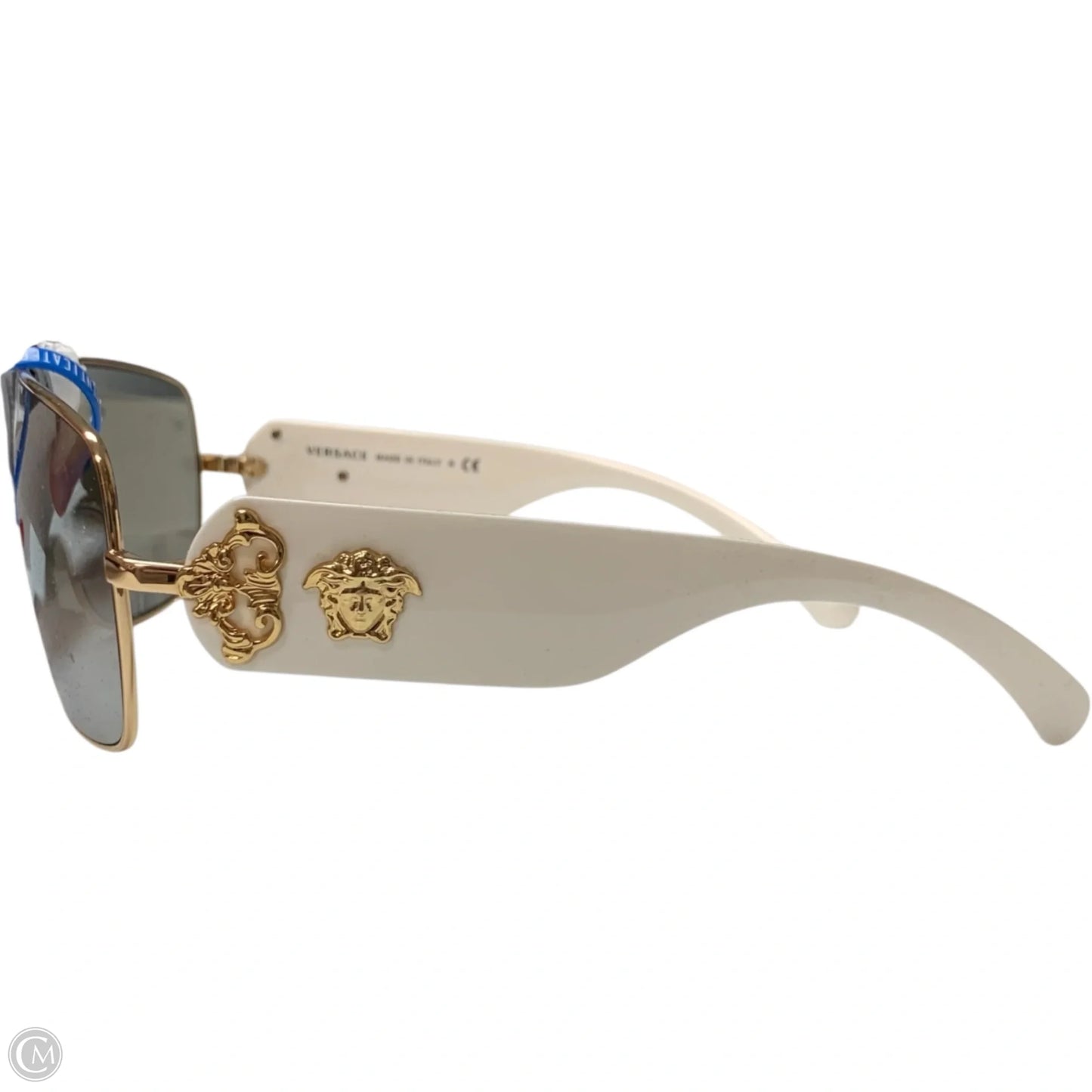 Sunglasses Luxury Designer By Versace, Size: