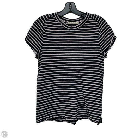 Top Short Sleeve By We The Free In Striped Pattern, Size: L