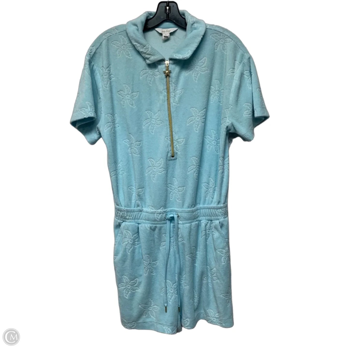 Romper Designer By Lilly Pulitzer In Blue, Size: M