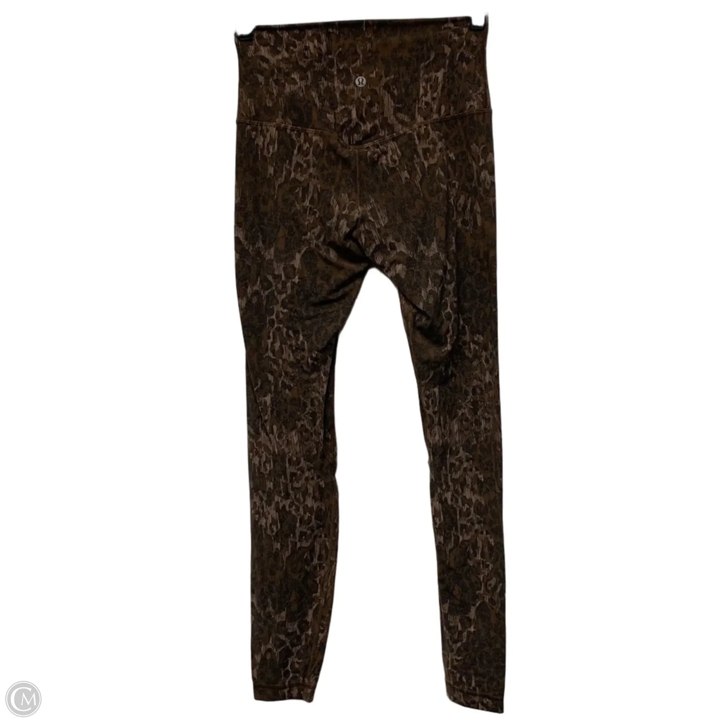 Athletic Leggings By Lululemon In Brown, Size: S