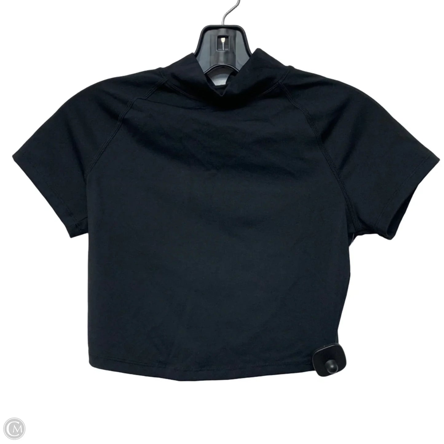 Athletic Top Short Sleeve By Clothes Mentor In Black, Size: S