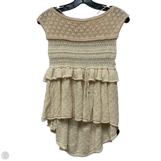 Top Sleeveless By Free People In Cream, Size: Xs