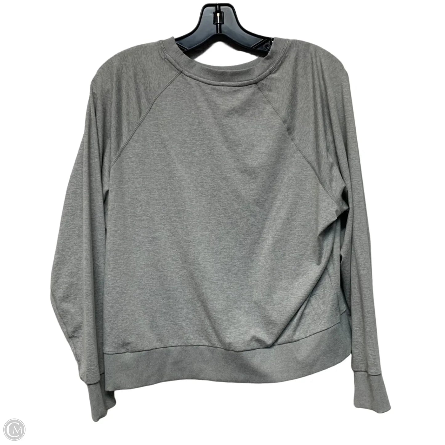 Athletic Sweatshirt Crewneck By Vuori In Grey, Size: S