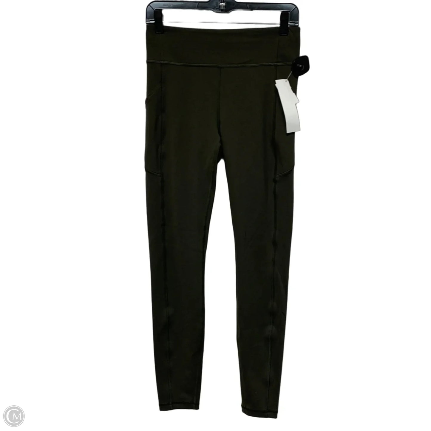 Athletic Leggings By Lululemon In Green, Size: M