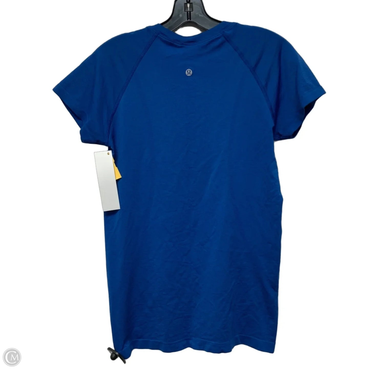 Athletic Top Short Sleeve By Lululemon In Blue, Size: M