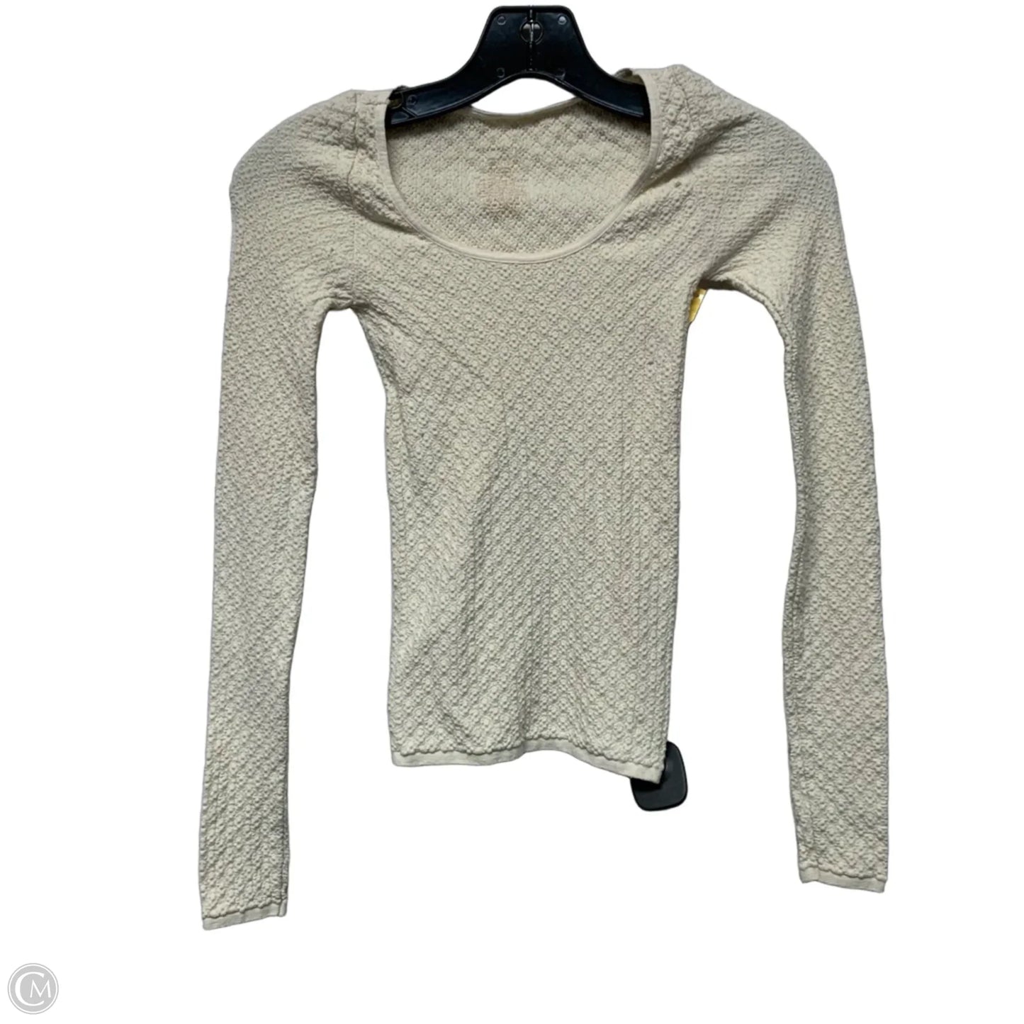 Top Long Sleeve By Free People In Cream, Size: Xs