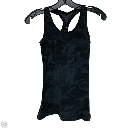 Athletic Tank Top By Lululemon In Camouflage Print, Size: S