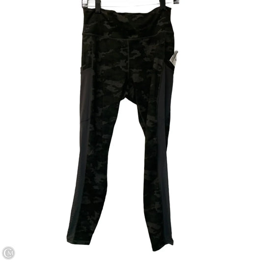 Athletic Leggings By Fabletics In Camouflage Print, Size: M