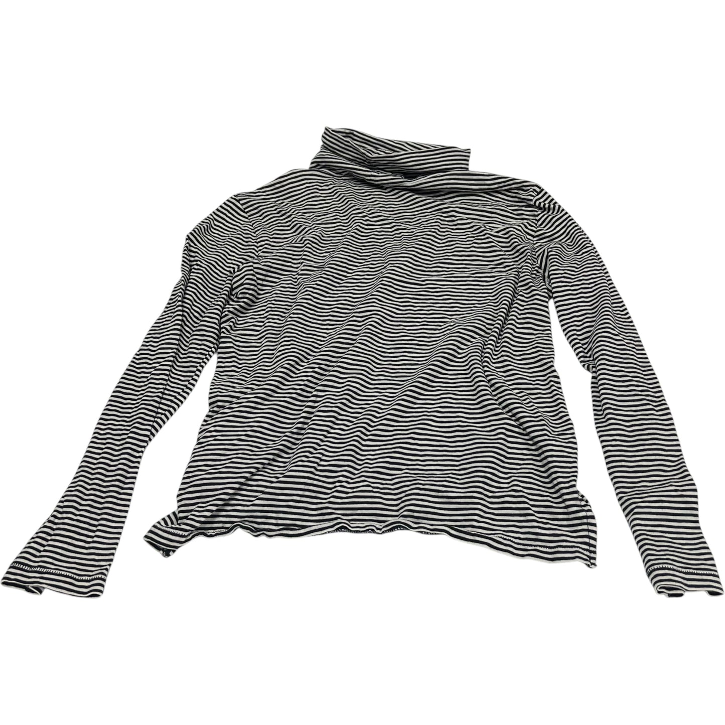 Top Long Sleeve By Madewell In Striped Pattern, Size: M