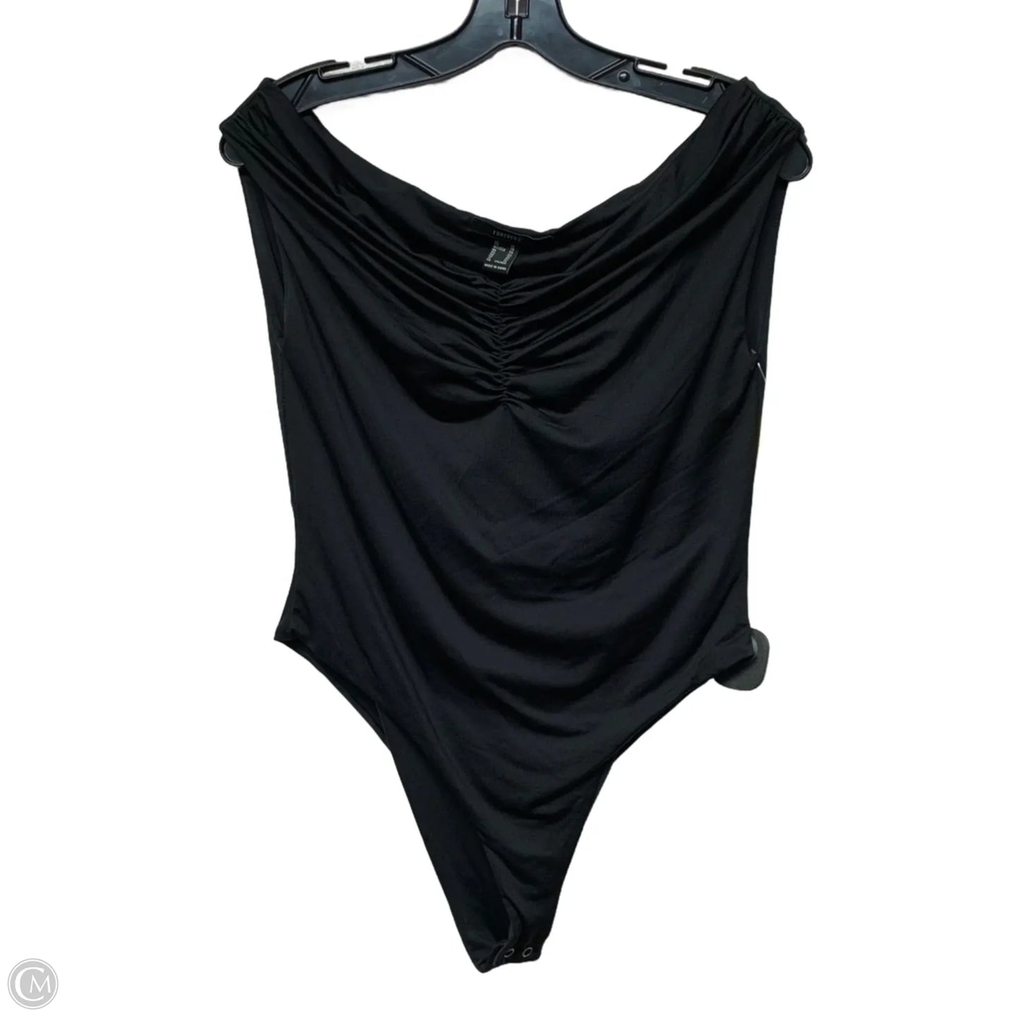 Bodysuit By Forever 21 In Black, Size: Xl