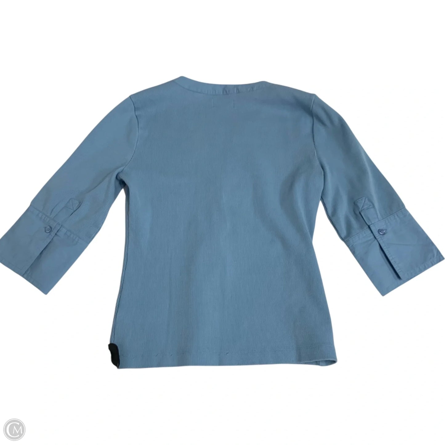 Top Long Sleeve By Maeve In Blue, Size: S