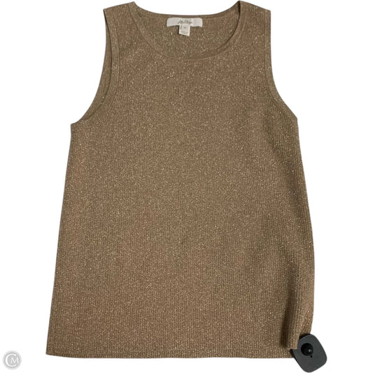 Top Sleeveless Designer By Lilly Pulitzer In Gold, Size: M