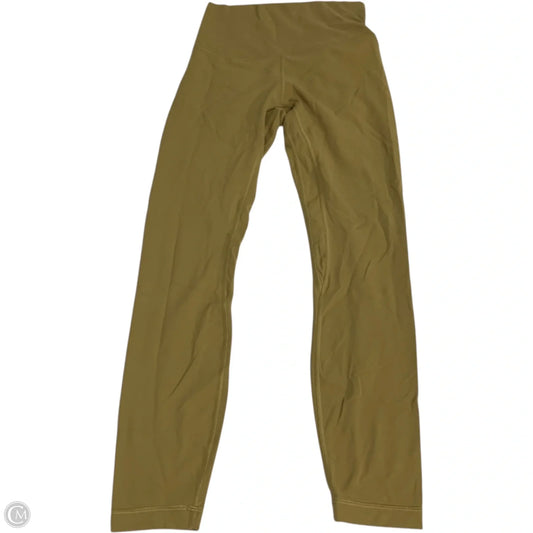 Athletic Capris By Lululemon In Yellow, Size: S