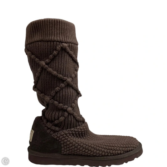 Boots Designer By Ugg In Brown, Size: 7