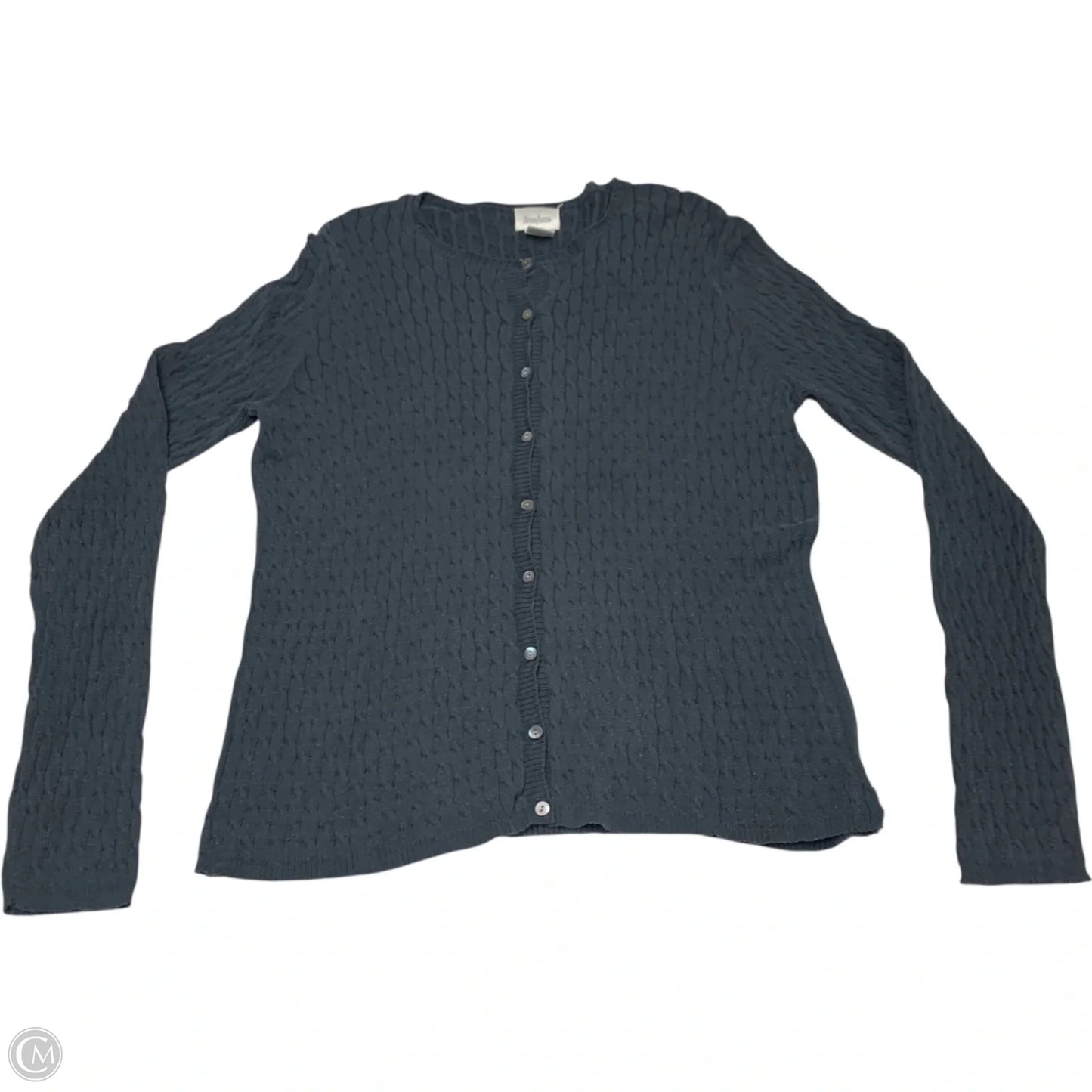 Cardigan Designer By Neiman Marcus In Grey, Size: M