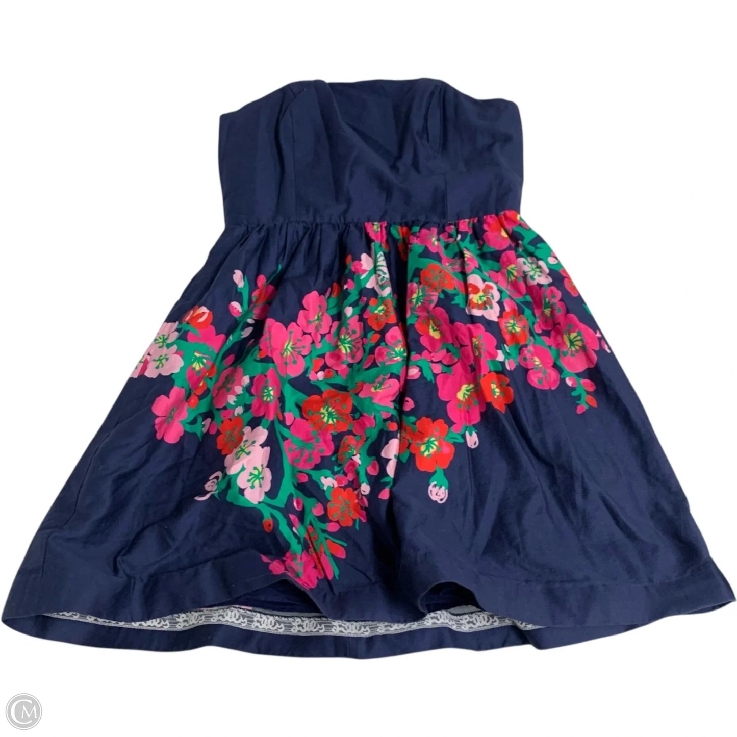 Dress Designer By Lilly Pulitzer In Blue & Pink, Size: M